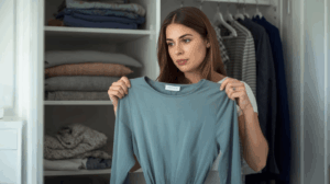 Kleiderschrank aufräumen